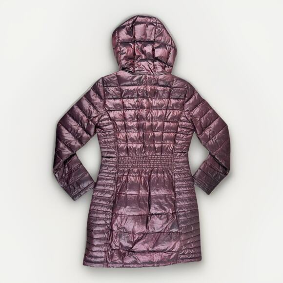 Calvin Klein Womens Packable Lightweight Premium Down Puffer Jacket XS Purple - Picture 15 of 16